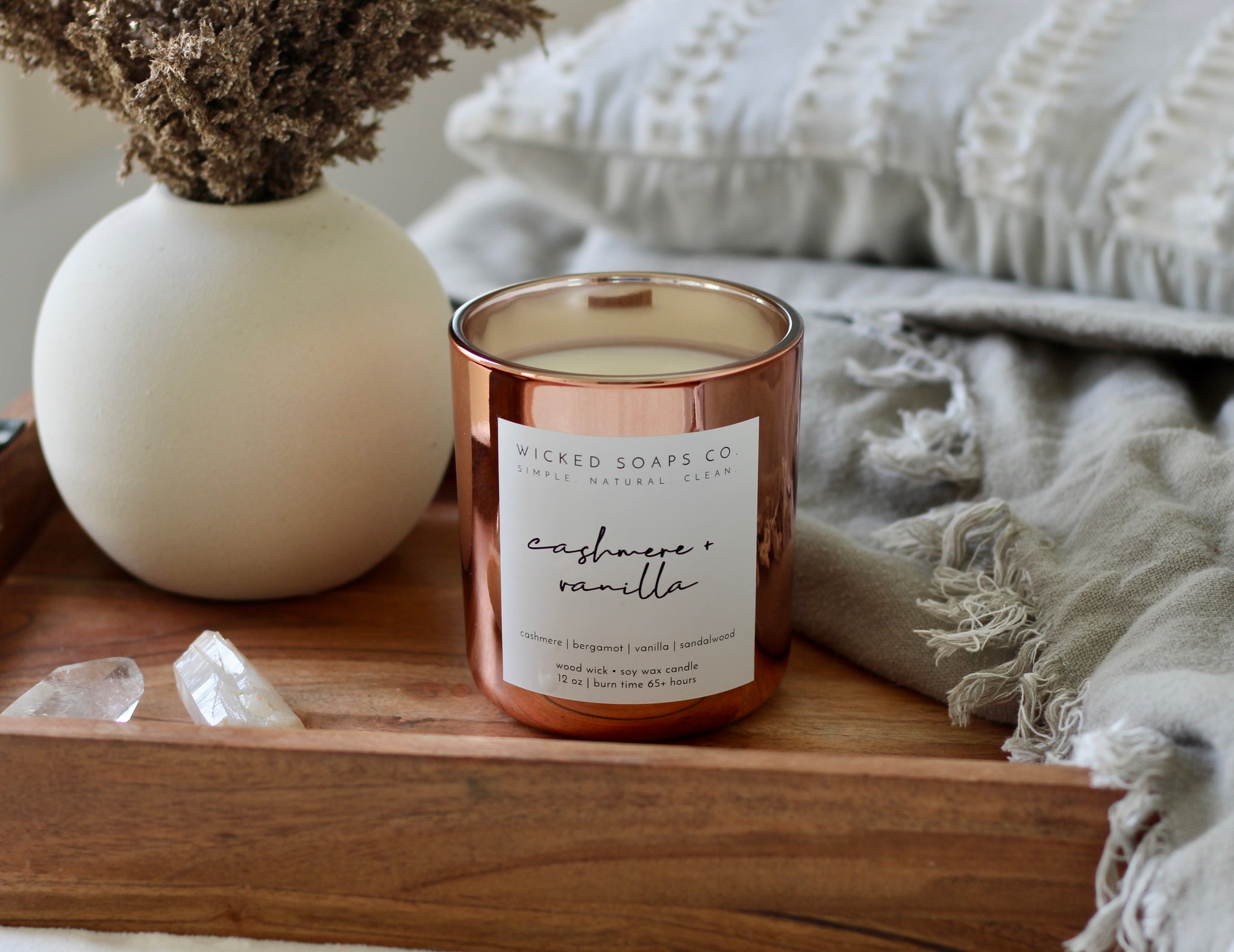 10013, Cashmere + Vanilla Coconut Soy Candle Tin