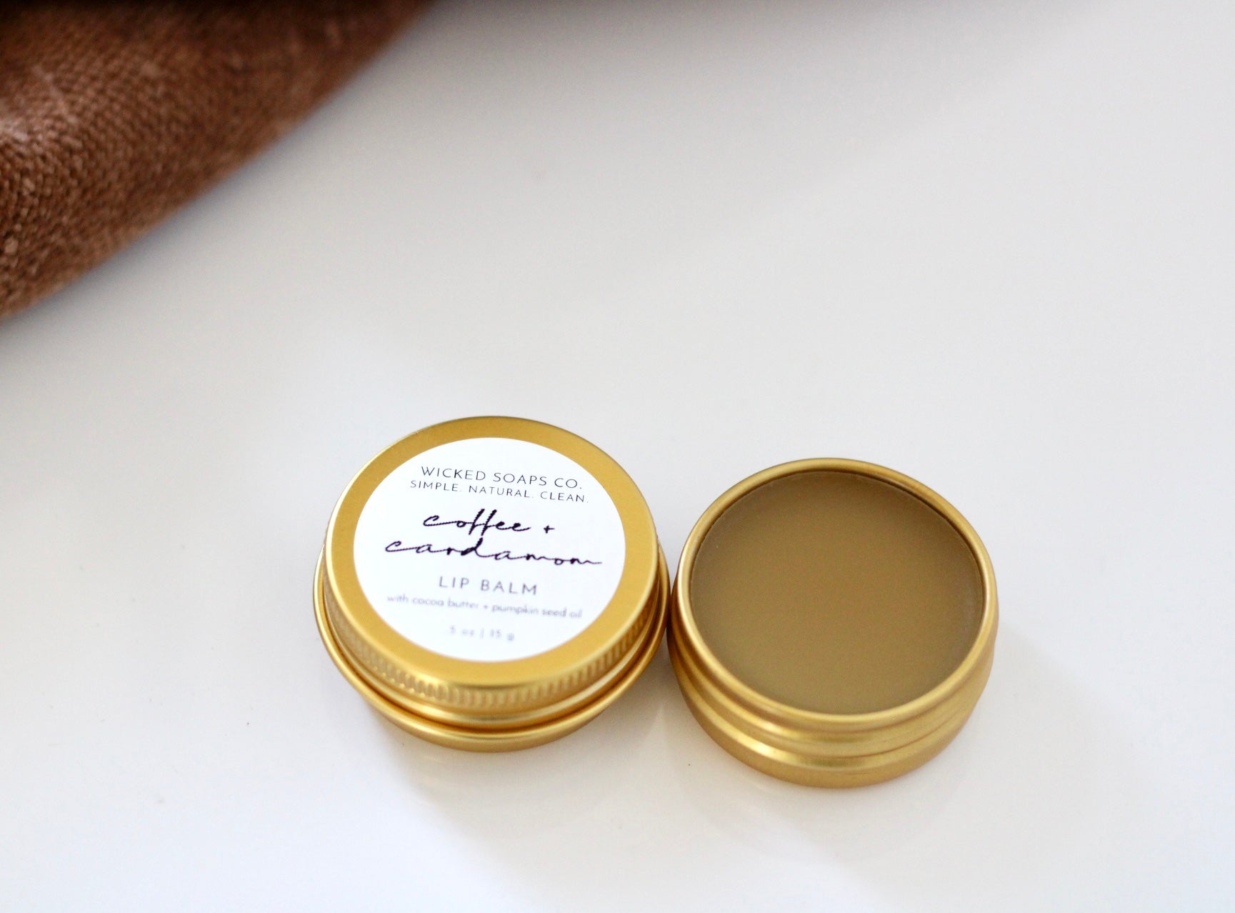 Coffee + Cardamom Lip Balm