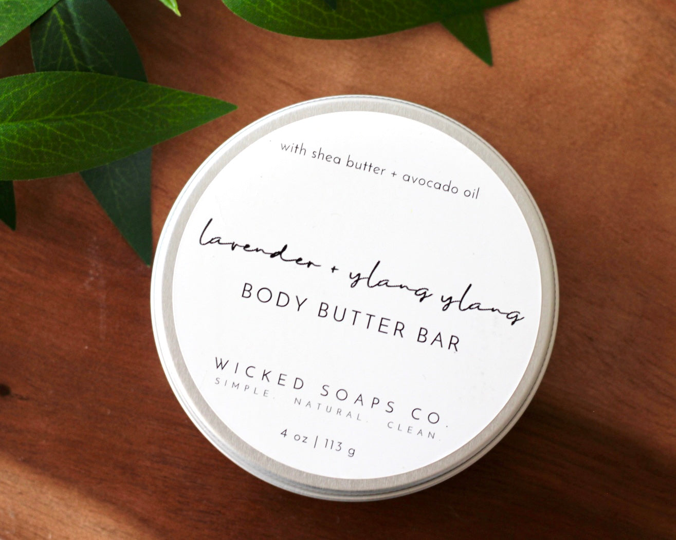 Lavender + Ylang Ylang Body Butter Bar | Natural Lotion Bar
